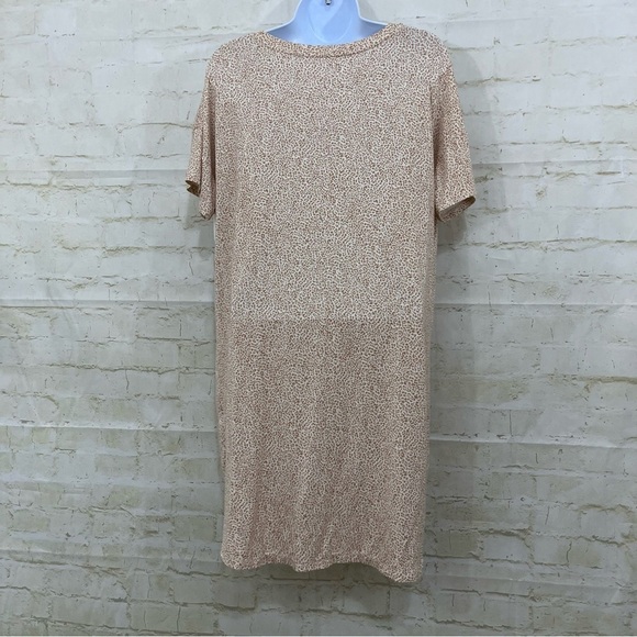 Awhile Tan Animal Print Night Sleep Gown Stitch Fix - Picture 4 of 12